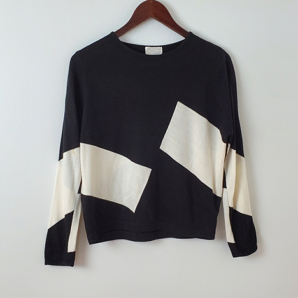 Designers Original  Color Block Sweater